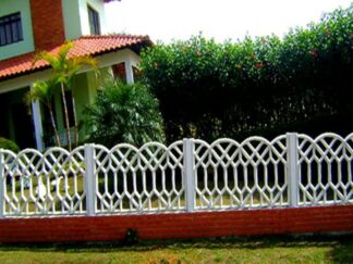 Grade de concreto da Fábrica, Modelo Ondas.